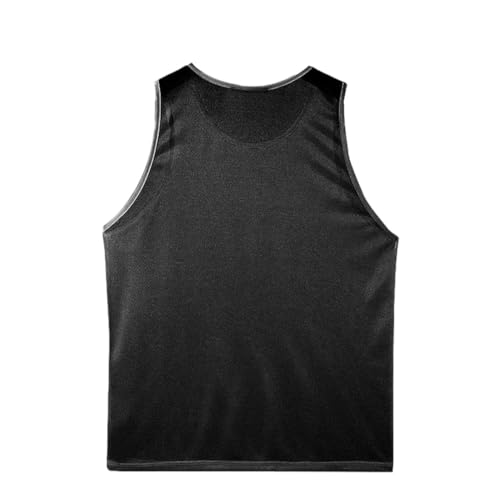 Camiseta sin mangas de malla de punto contra el calor para hombre en fiestas y diario casual