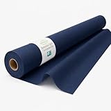 Sensalux Light Tischdecke Rolle Blau 1,10 x 25 m, Tischdeckenrolle Vlies abwaschbar und wasserabweisend, stoffähnliche Meterware für Party, Geburtstag, Event und Catering, Made in Germany