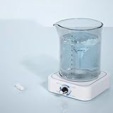 Oniissy Mini Magnetischer Laborrührer mit einstellbarem 200-2000 U/min Drehzahlbereich, 1L-1,5L Kapazität, elektrisches Niedrig- bis Hochgeschwindigkeits-Mischgerät für Labors, Schulen und