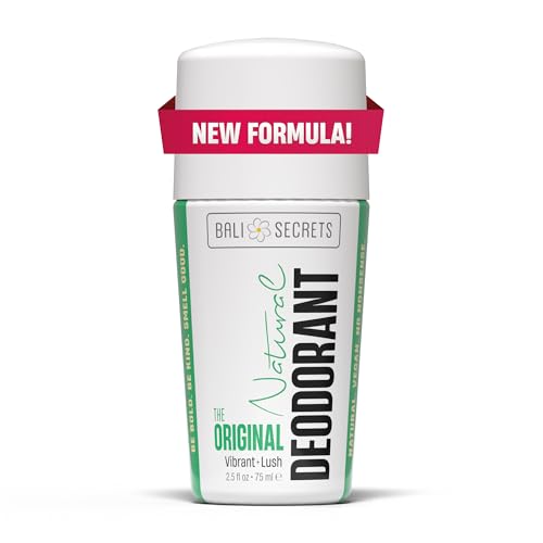 Image of Bali Secrets The New Formula Natural Deodorant for Women & Men. Nonsense Free. Clean Formula for Sensitive Skin. Strong & Reliable Odor Protection. No Synthetic Aluminum. Organic & Vegan THE ORIGINAL