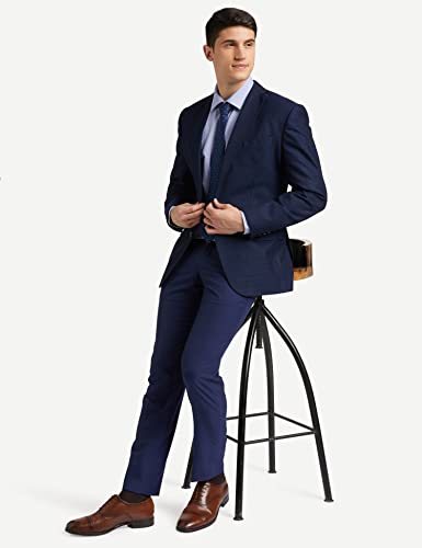 Image of Raymond Men's Slim Fit Mid Rise Trouser