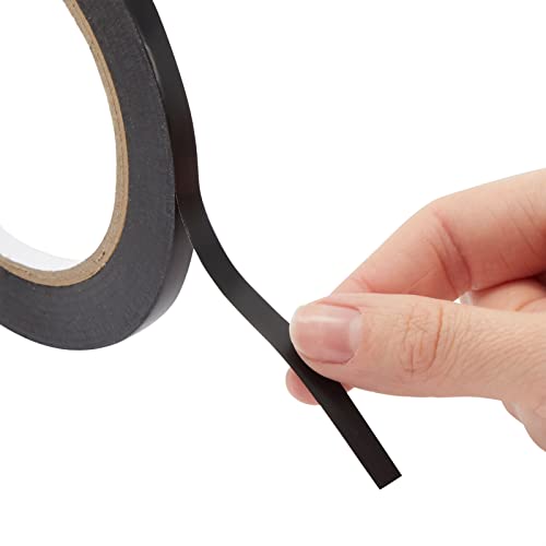 2 Rolls Vinyl Pinstripe Fine Line Tape, 1/4-Inch Wide By 36-Yards Long Each, Gym Floor Tape For Marking Warehouse Grid Lines (72 Yards Total, Black) #TOP3