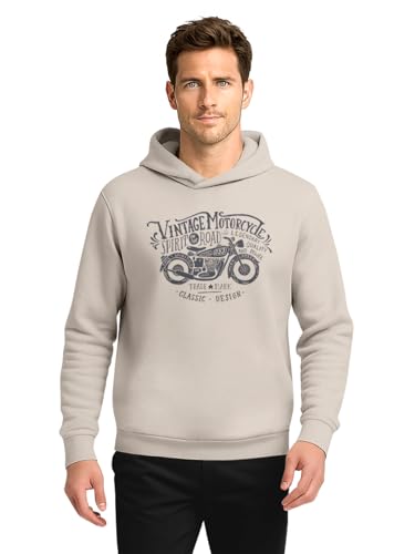 Image of BULLMER Trendy Cotton Blend Sweatshirt for Men | Stylish Full Sleeve Mens Sweatshirts & Hoodies for Winter Wear