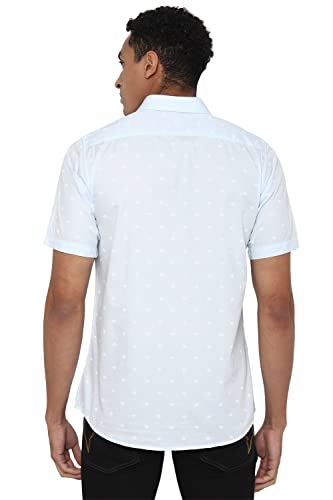 Image of Allen Solly Printed Cotton Regular Fit Mens Casual Shirt