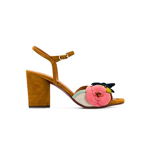 CHIE MIHARA sued Flower Chie Miara Galilea Sandals   CM GALILEALINO Beige   36