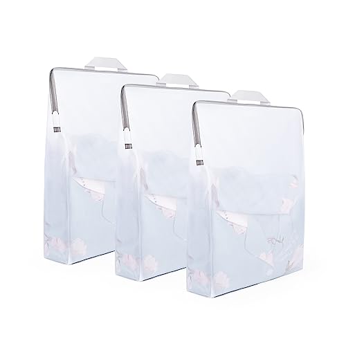 Quixotical 3 Piezas Bolsas para la Colada, Red de Lavandería para Lavadora 30 X 40cm, Bolsas de Lavandería para Prendas Delicadas, para Ropa interior, Sujetadores, Calcetines
