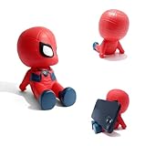 MUSM Kawaii Phone Stand for Desk,Adjustable Compatible with Smartphones and Tablets,Cute Anime Character Smartphone Stand,Kawaii Room Decor Aesthetic (Spider)