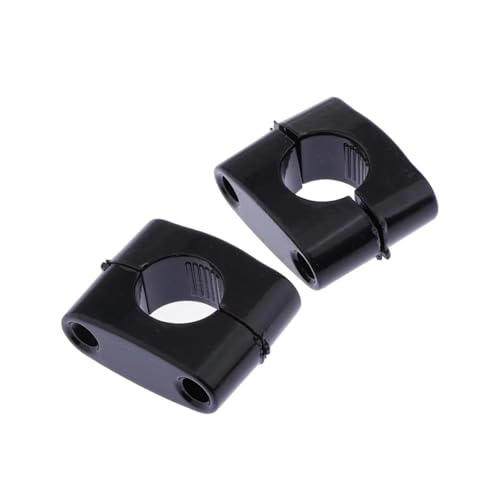 Guidon riser noir CNC 12mm pince adaptateur de rehaussement moto