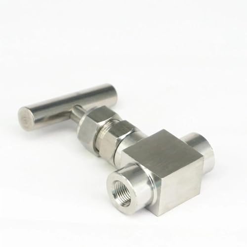 Vanne à aiguille femelle inox S304 1/8 pouce 2250 pour régulation de fluide