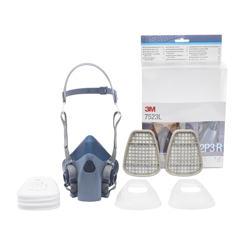 Kit demi-masque réutilisable 3M 7523L série 7500 A2P3 taille L