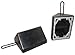Wheel Chock, Molded RBR w/STL Grab, Black