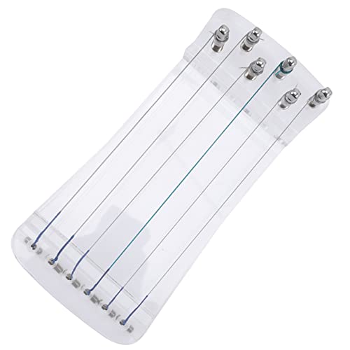 NOLITOY 古箏 トレーナー 箏 筋トレ 古箏学習用品 古正練習アクセサリー 楽器練習ツール 中国古箏練習ツール 古琴 中国古箏 アクセサリー 古正練習用品 アクリル Transparent