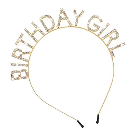 Sibba Crown Happy Birthday Tiara Headband Cover