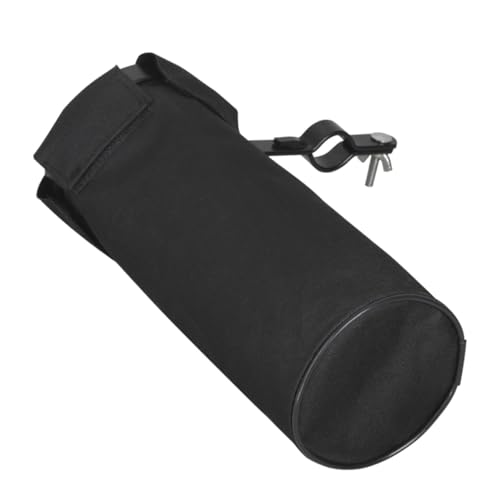 SUPVOX Oxford Drum Stick Bag Holder Case for Drum Sticks Multi-layered Storage Pouch Metal Clip