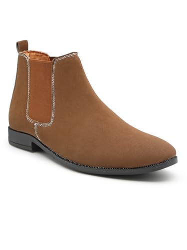 Image of Men's Slip On Fashion Chelsea Boots | High Tops, Soft Cushioned Insole, Comfortable Fit, Trendy, Stylish Boots