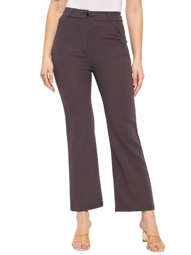 Vogaan Women’s High-Waist Straight-Leg Office Wear Pants