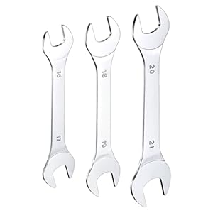 QUARKZMAN 3-teiliges Metrisch Doppelmaulschlüssel-Set