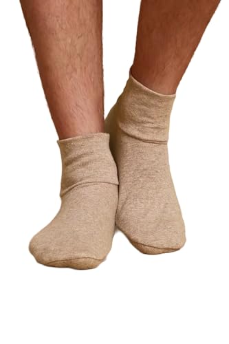 Image of Cottonique Latex-Free Adult Booties made from 100% Organic Cotton (2 pairs /pack)