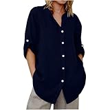 chemisier femme manche 3/4; liquette femme été; tunique grande taille; chemise gaze de coton femme; chemisette femme; tunique longue femme; chemisier femme manche 3/4