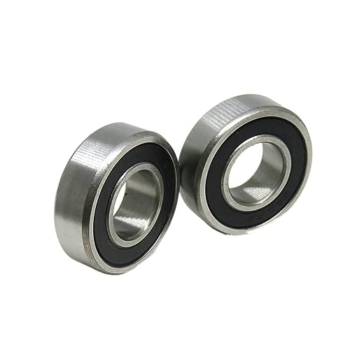 Rodamientos 12268-2RS de 12x26x8 mm con doble sello de goma para motores y tornos, 2 uds
