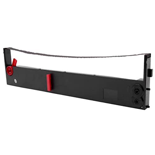 Ruban encreur Tally Genicom T2365 T2380 noir vhbw pour imprimante de reçus matricielle