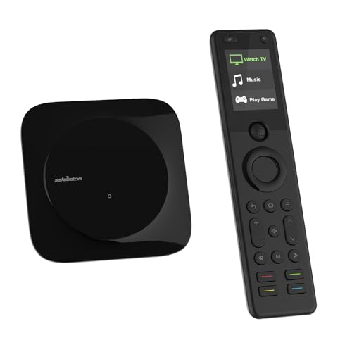 SofaBaton X1S Smart Remote Control with Hub All-in-One Customizable Activities Improved Scroll Customizable Keys One-Touch Macros Button Compatible IR/Bluetooth/WiFi Device