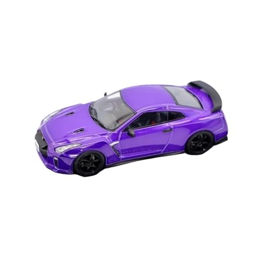 Miniature de collection 1 43 pour GT-R35 2007 alliage voiture simulation violette