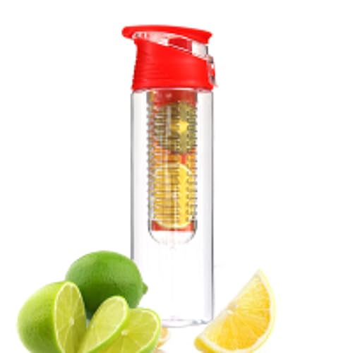 Generisch Frucht-Infuser Wasserflasche 28oz (800ml) - Kreativer -Design Becher Mit Filtereinsatz & Griff | Für Sport, Outdoor & Geschenke | & Pp Material, Leicht & Einfach Zu Reinigen