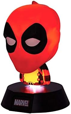 Paladone PP6374DPL Deadpool 3D Icon Light - Officially Licensed Disney Marvel Merchandise Red
