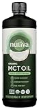 Nutiva Organic MCT Oil with Caprylic and Capric Acids from non-GMO, USDA Certified Organic Fresh Coconuts, 32-ounce