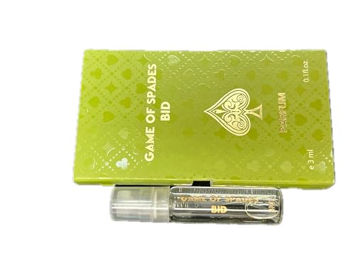 Jo Milano Game of Spades BID Vial Parfum Spray for Unisex, 0.10 ounce/3ml