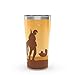 Tervis 1357430 Mandalorian - Desert Stainless Steel Insulated Tumbler with Clear and Black Hammer Lid, 20oz, Silver