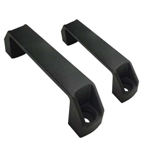 Manija para puerta de armario de cama LS522, diseño cuadrado negro de 180mm 7