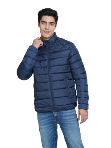 Image of JACK & JONES Men's Polyester Standard Length A-Line Coat
