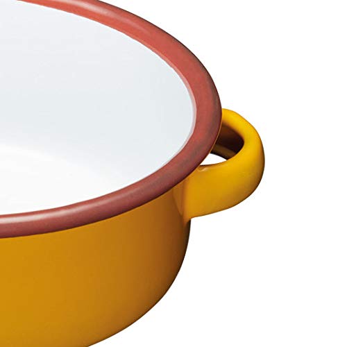 KitchenCraft World of Flavours Set Aperitivo Smaltato / Ciotole per Tapas con Vassoio, Multicolore, 11 cm – Set da 3 Pezzi - immagine 6