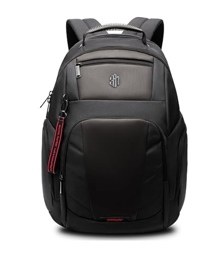 Arctic Hunter Mochila de viagem masculina 35L RFID bolso antirroubo 15,6 polegadas bolsa para laptop 7 bolsos com zíper resistente à água alça de borracha ergonômica leve para viagens de faculdade no