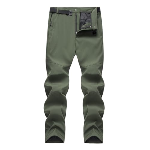 Pantaloni da Caccia Uomo Lavoro Sportivi Antistrappo Pantaloni Trekking Impermeabili Leggeri Softshell Pants Baggy Invernali Pantaloni da Caccia Comodi Elasticizzati Termici Pantaloni Montagna