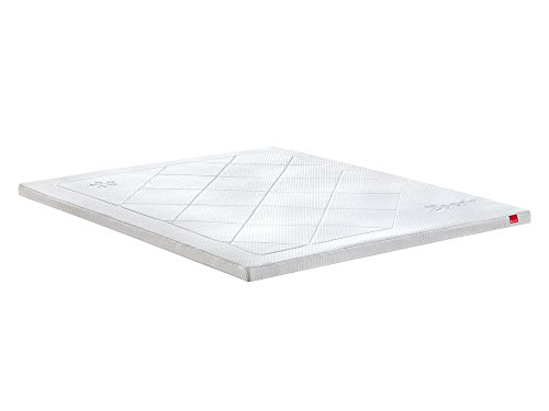 Sobre-colch�n EPEDA 140x190 - Coraz�n de espuma viscoel�stica 40kg / m� - Suave y envolvente - MEMORIA ACTIVA