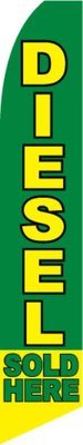 Diesel Sold Here Feather Banner Flag (Complete Kit) #TOP21