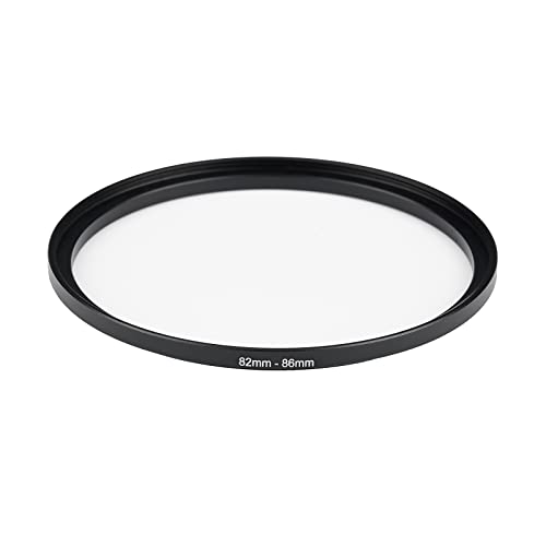 Anillo adaptador de lente 82 mm a 86 mm, anillo de aumento para filtros UV, ND y CPL, incluye paño premium para limpieza de lentes (paquete de 2 unidades) miniatura 2