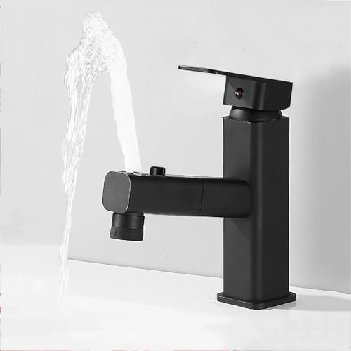 Robinet de lavabo monotrou extractible fini le nettoyage difficile