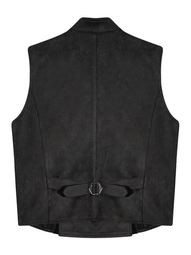 Hedmy Boys Medieval Pirate Vest Kids Halloween Renaissance Dress Up Vintage Victorian Gothic Prince Tops4