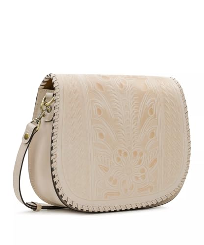 Savini Saddle Bag - Burnished Tooled Color3