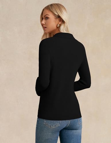 Image of GRACE KARIN Women Fall Long Sleeve V Neck Collar Knit Pullover Sweaters