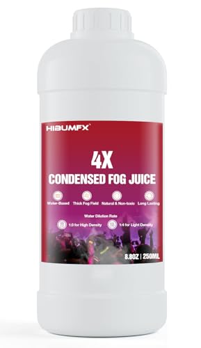Fog Juice - Condensed Water Mixable Fog Machine Fluid Smoke Solution for Water...