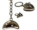 Butt Bat Chicago 'The Bean' Metal Keychain Keyring Souvenir (Pack of 3), Silver