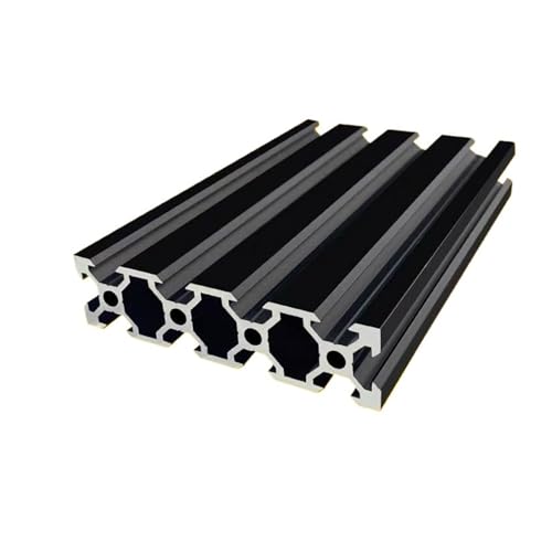 Perfil de aluminio negro 2080 de 300mm: soluciona la flexión en tus estructuras de guía CNC