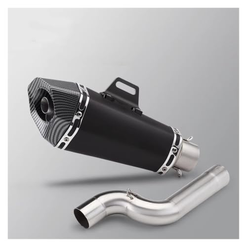 Silencieux d'échappement 51mm pour BMW F900R et F900XR avec tube intermédiaire en acier inoxydable TYPE-B