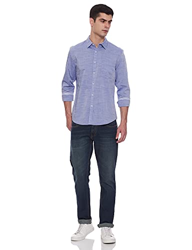 Image of Max Men's Regular Fit Textured Full Sleeves Casual Shirt