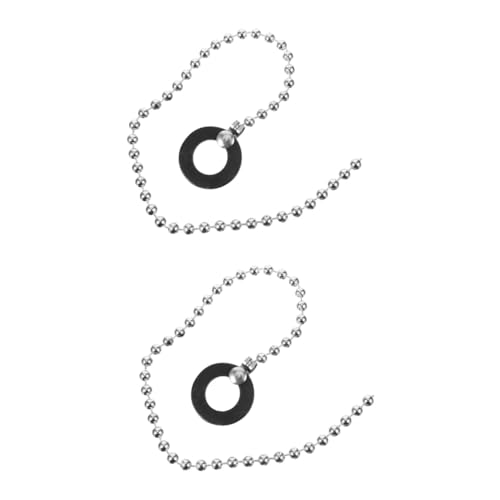 ERINGOGO 2pcs Long Serving Time Cymbal Chain for Drum Kit Metal Cymbal Extension Chain Beads Reliable Use